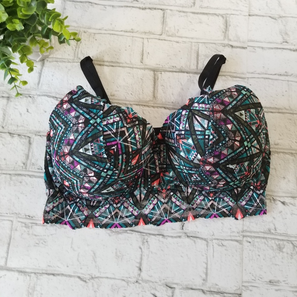 PINK Victoria's Secret Lace Bralette L (DD)